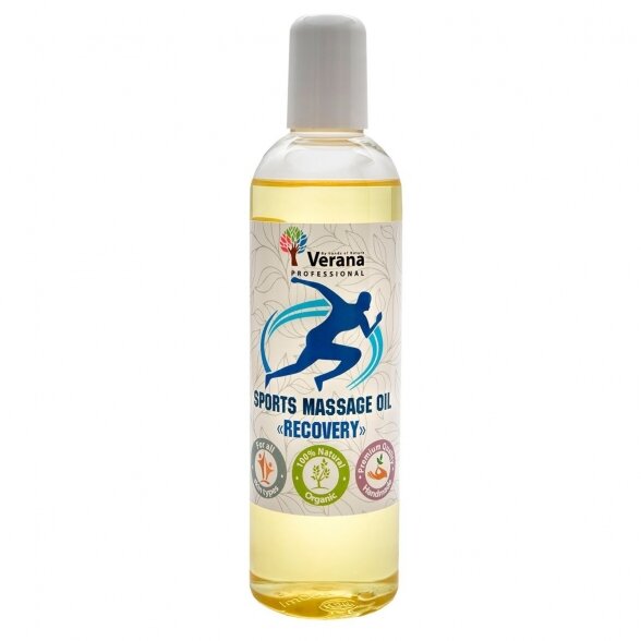 Verana Sportinis aliejus masažui RECOVERY, 250ml