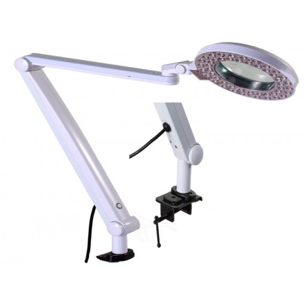 Table LED lamp YM-510 with magnifying glass for manicure procedures, 1 pc.