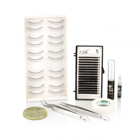 Lashes Fairy eyelash extension starter kit with practical eyelashes