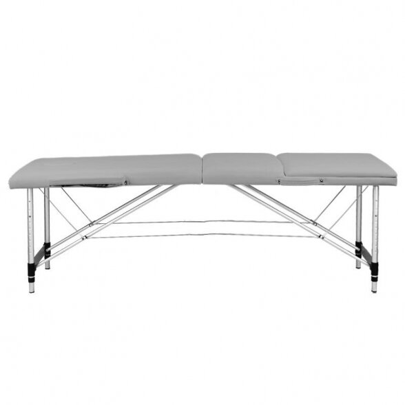 Folding 3-part massage table KOMFORT 3, gray color 3