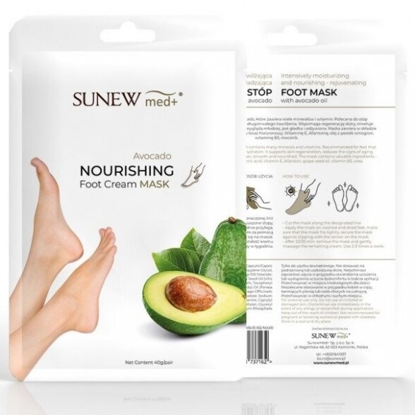 SUNEWmed+ socks/mask AVOCADO OIL 1 pc. 1