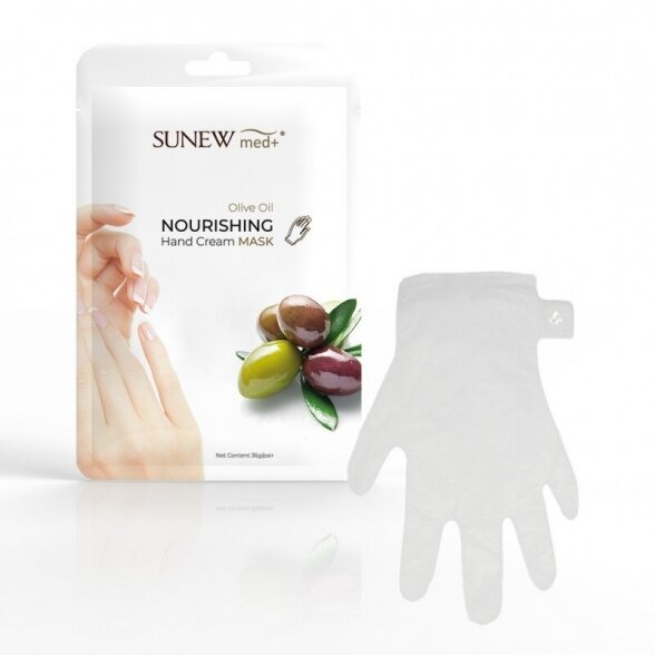 SUNEWmed+ pirštinės/kaukė JOJOBA OIL AND OLIVE OIL 1 vnt. 2