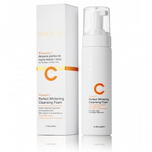 SUNEWmed+ Brightening facial cleansing foam with vitamin C, 200ml