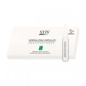 SYIS normalizuojantis odą serumas ampulėse, riebiai odai, 10 x 3ml