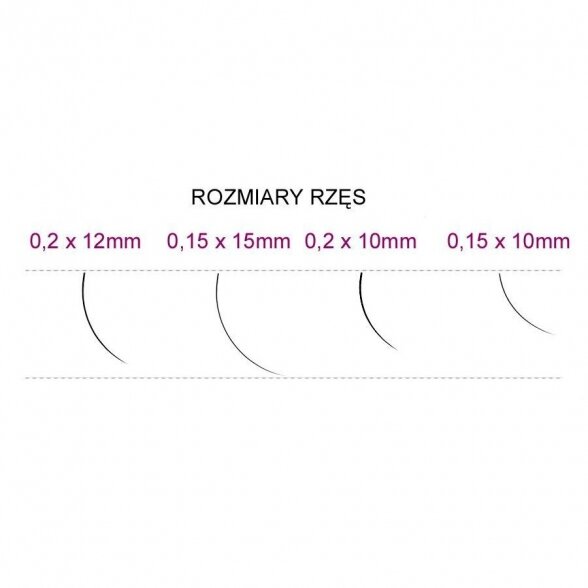 SYIS eyelashes C 0.15x10mm 0.25g 1