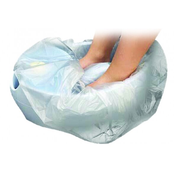 Strong disposable bags for pedicure baths, 50 pcs. 1