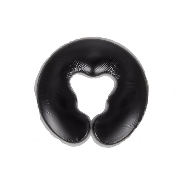 U-shaped silicone facial pillow for massage COFFEE (dark brown)