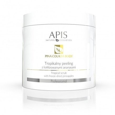 APIS tropical fruit scrub with freeze-dried pineapple, 650gr