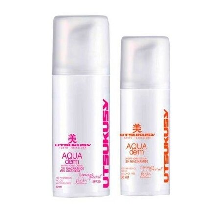 UTSUKUSY daily skin care set Aqua Derm Hydro Sorbet