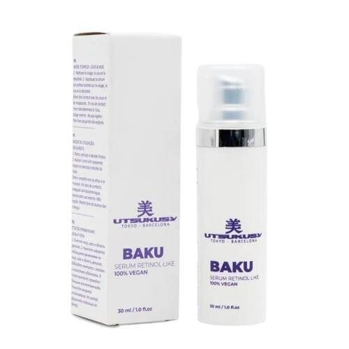 Utsukusy raukšlių matomumą mažinantis veido serumas BAKU, 30ml