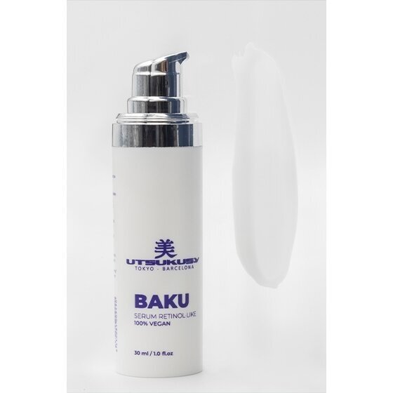 Utsukusy raukšlių matomumą mažinantis veido serumas BAKU, 30ml 2