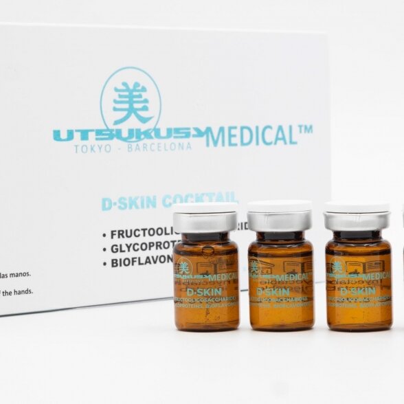 Utsukusy D-SKIN COCKTAIL serumas veidui, kaklui, dekolte BIOLOGICS 5.0, 1x5ml 5