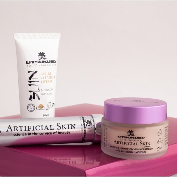 UTSUKUSY увлажняющий крем для лица ARTIFICIAL SKIN CREAM с SPF10, 50мл 1