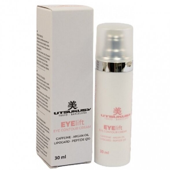 Utsukusy EYE LIFT periokulinės (paakių)  srities kremas, 30ml