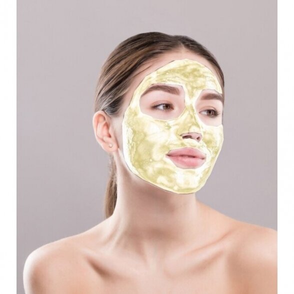 Массажная, стерильная маска для лица Utsukusy MASK COLOR YELLOW VITAMIN, 5мл 3