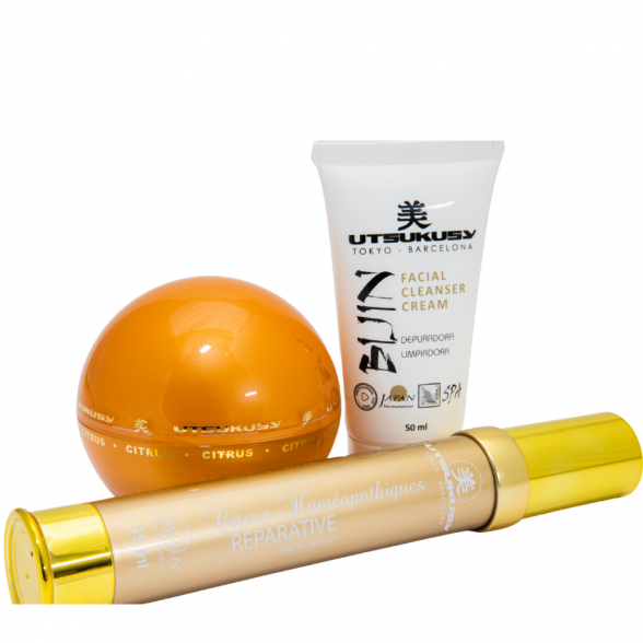 UTSUKUSY daily skin care set CITRUS DAILY CARE KIT 2