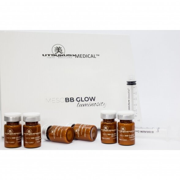 Utsukusy MEZO procedure BB GLOW CLEAR SHADE (light shade): tone+glow 6 x 5 ml 1