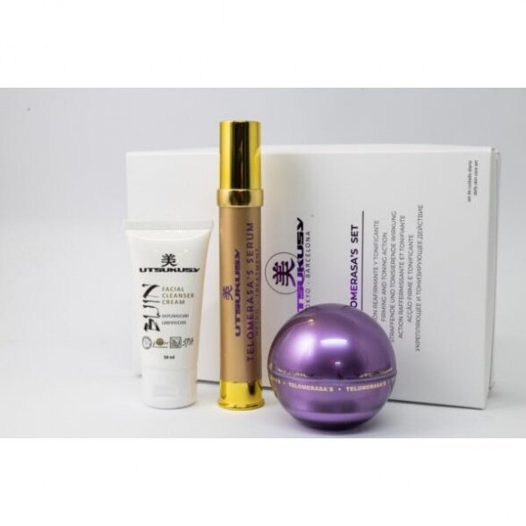 Utsukusy skin regenerating face care set TELOMERASAS 2