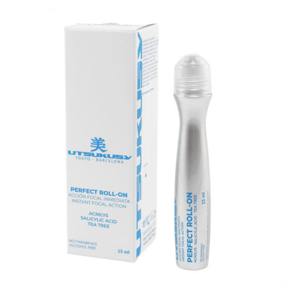 Utsukusy Perfect Skin Roll-on serum pencil for imperfections and acne-prone skin, 15ml