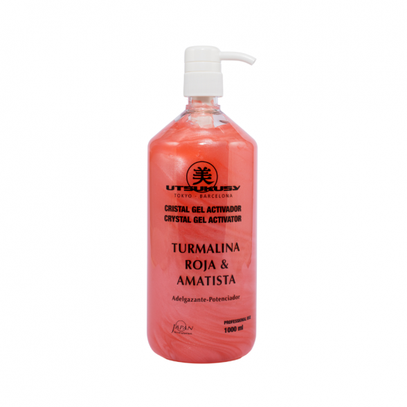 Utsukusy TURMALINA, ROJA, AMATISTA GEL CRYSTAL conductive gel, activator, 1000ml