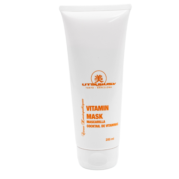 UTSUKUSY VITAMIN MASK vitaminų veido kaukė, 200ml