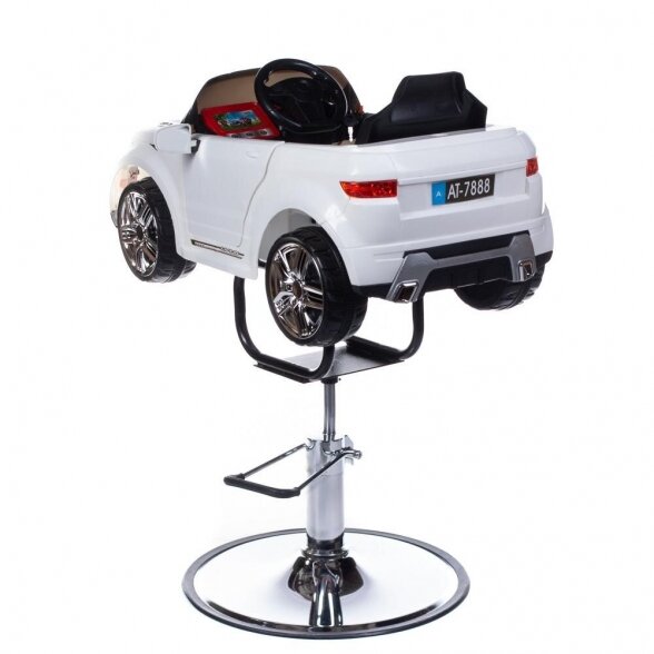 Children&#39;s hairdressing chair RANGE ROVER, white sp. 2