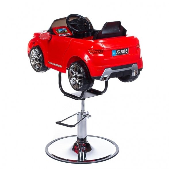 Children&#39;s barber chair RANGE ROVER, red sp. 2