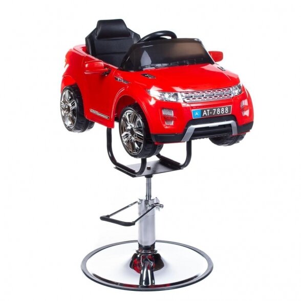 Children&#39;s barber chair RANGE ROVER, red sp.