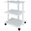 Trolley with 3 tempered glass shelves FACILE 1040