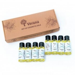 Verana massage oil set 8 x 30ml