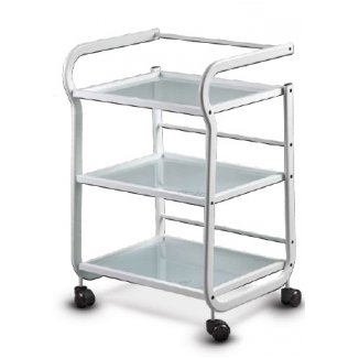 Trolley Beauty Trolly with 3 glass shelves 1013