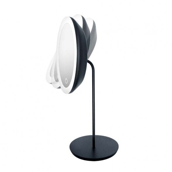 Mirror on the leg with LED lighting Be Osom, black color 1