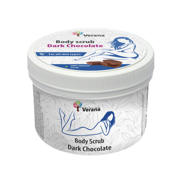 Verana body skin scrub BLACK CHOCOLATE, 800gr