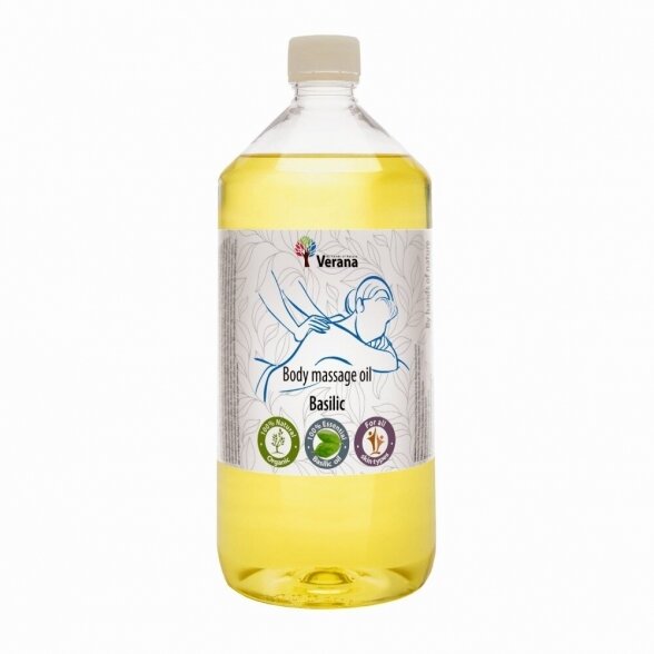 Verana massage oil BASIL, 1000ml