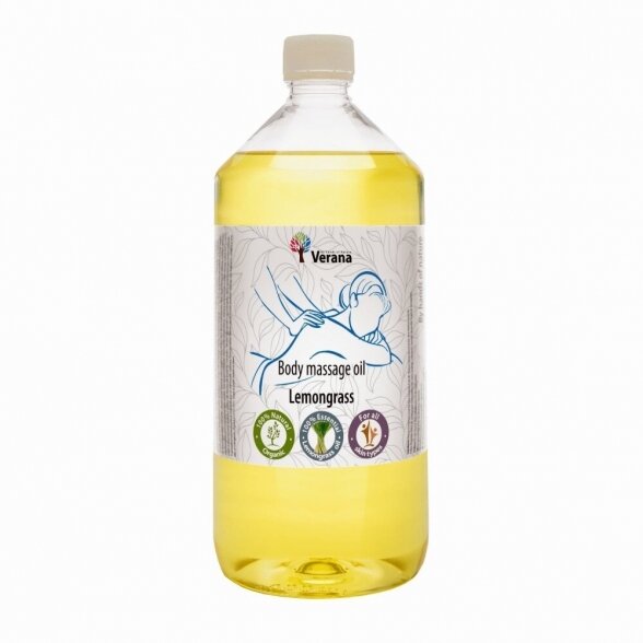 Verana massage oil LEMONGRASS, 1000ml