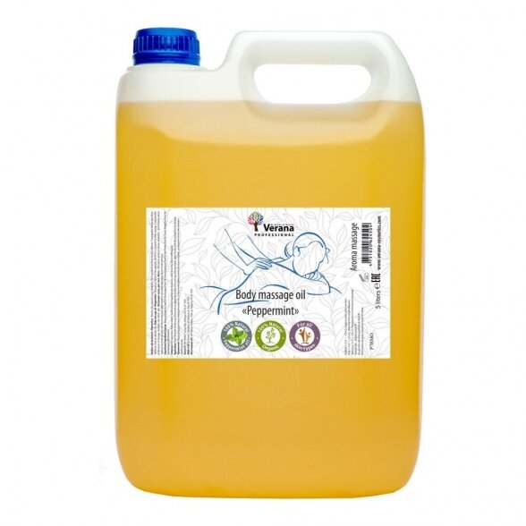 Verana masažo aliejus Pipirmetė, 5000ml