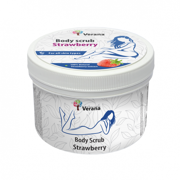 Verana Professional body scrub STRAWBERRY, 800g