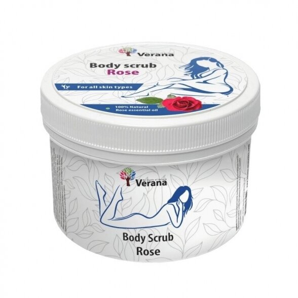 Verana body skin scrub ROSE, 800g