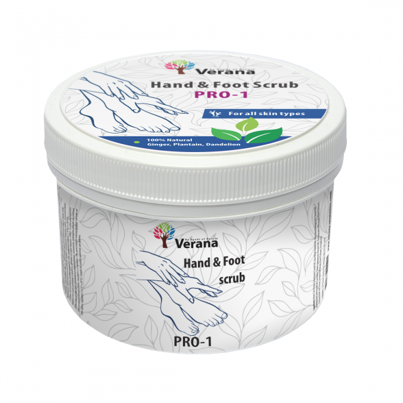 Verana hand and foot scrub PRO-1 (unscented), 800gr