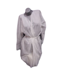 Disposable viscose dressing gown, 1 pc.