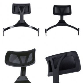 Кресло для макияжа KC-CH03 с дополнительным подголовником, черный