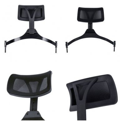 Vizažo kėdė KC-CH03 su papildoma galvos atrama,  juodos sp. (makiažo) 1