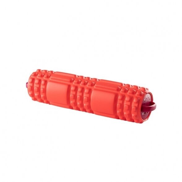 Vibrating massage roller, red