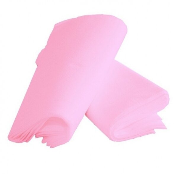 Disposable sheets with pink sp. 215x100 cm, 10 pcs.