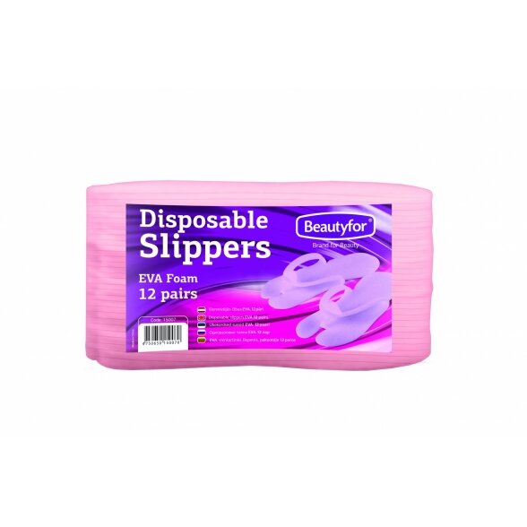 Disposable open slippers EVA, 12 pairs