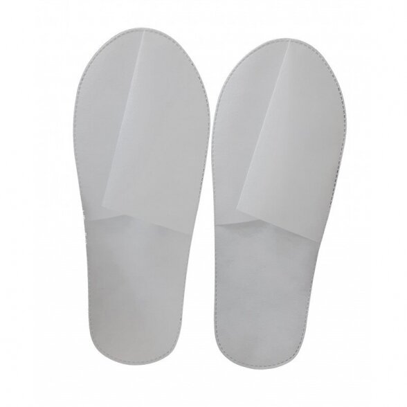 Disposable closed slippers STANDART made of non-woven material, 50 pcs.