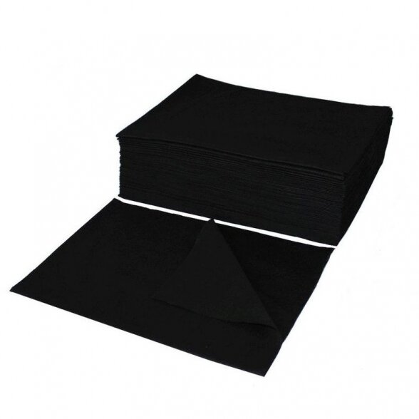 Disposable towels, 70x50 cm, 50 pcs., sp. black