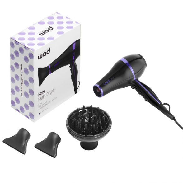 WAD hair dryer BRIS DARK PURPLE, 1800-2100W 1