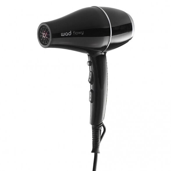 WAD hair dryer FLOWY BLACK/SILVER, 1800-2100W