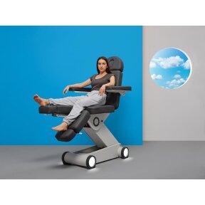 Weelko (Spain) B-LIGHT 503 electric pedicure chair, dark gray